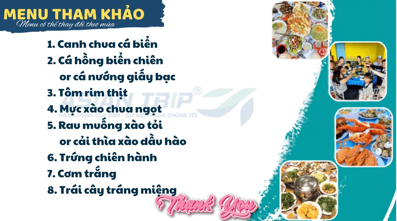 menu tau hoa hiep